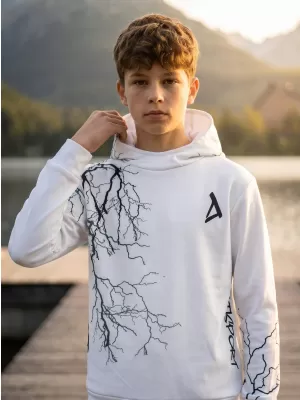 Dětská funkční mikina premium ALTISPORT VOJ/ALK004MI01 BÍLÁ