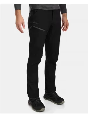 Pánské outdoorové kalhoty KILPI VILLAIN-M WM0411KI ČERNÁ
