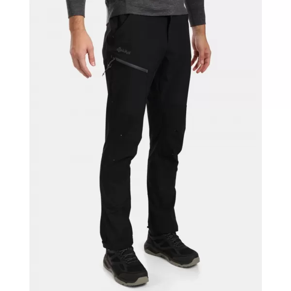  Pánské outdoorové kalhoty KILPI VILLAIN-M WM0411KI ČERNÁ 
