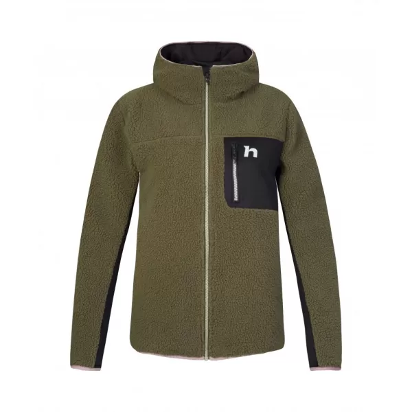  Dámská mikina HANNAH KOALA HOODY IVY GREEN/ANTHRACITE 