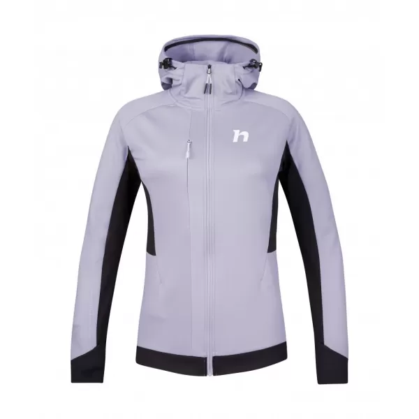  Dámská mikina HANNAH NELA HOODY LAVENDER AURA/ANTHRACITE 