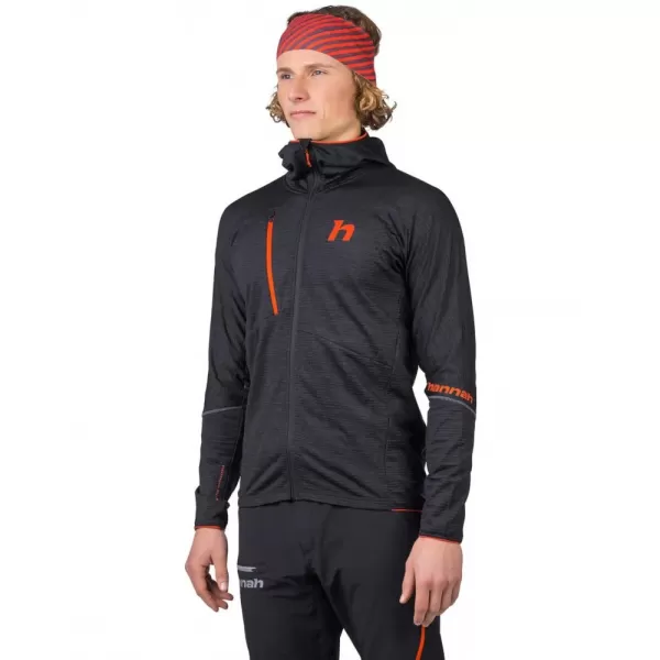  Pánská mikina HANNAH NIRO HOODY ANTHRACITE MEL 