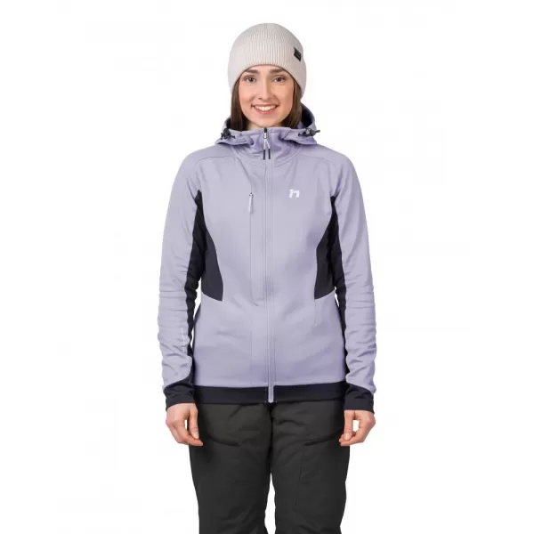  Dámská mikina HANNAH NELA HOODY LAVENDER AURA/ANTHRACITE 