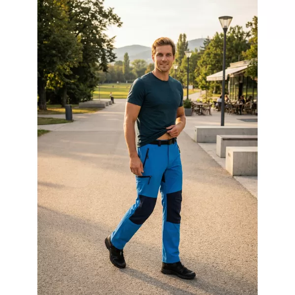  Pánské kalhoty ALTISPORT NoPrint NP/ALM6021NJ BRIGHT BLUE/NAVY 