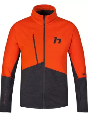 Pánská mikina HANNAH NIRO SPICY ORANGE/ANTHRACITE MEL