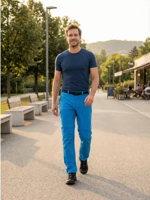 Pánské kalhoty/kraťasy ALTISPORT NoPrint NP/ALM2021NJ BRIGHT BLUE