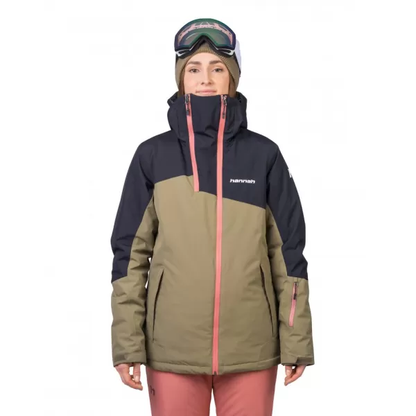  Dámská bunda HANNAH MAKY COL BURNT OLIVE/ANTHRACITE 