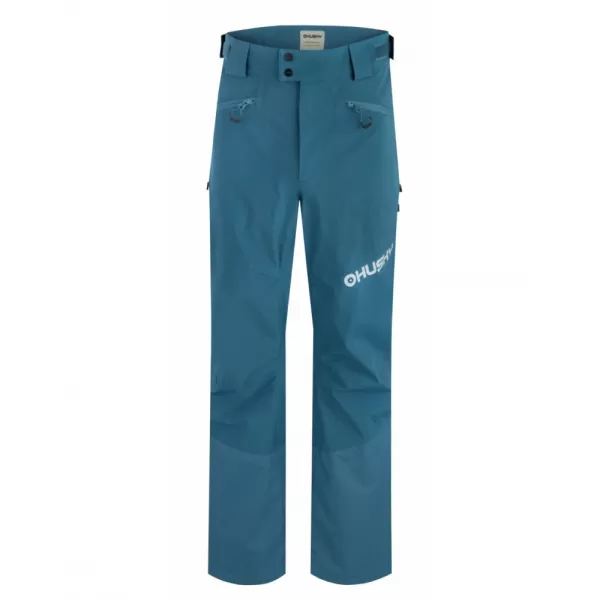  Pánské hardshellové kalhoty HUSKY KIPPE M FADED TURQUOISE 
