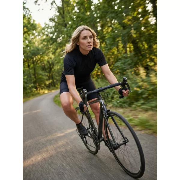 Dámský cyklo dres ALTISPORT NoPrint NP/ALW115NJ BLACK 
