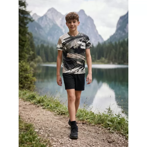  Dětské funkční triko premium ALTISPORT VOJ/ALK014TR01 ČERNÁ/ŠEDÁ 