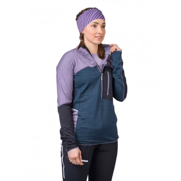  Dámská mikina HANNAH MEDA HZ LAVENDER GRAY/STRATIFIED SE ML 