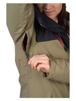Dámská bunda HANNAH MAKY COL BURNT OLIVE/ANTHRACITE