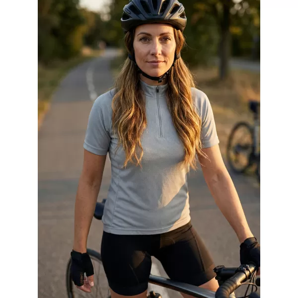  Dámský cyklo dres ALTISPORT NoPrint NP/ALW115NJ SILVER 
