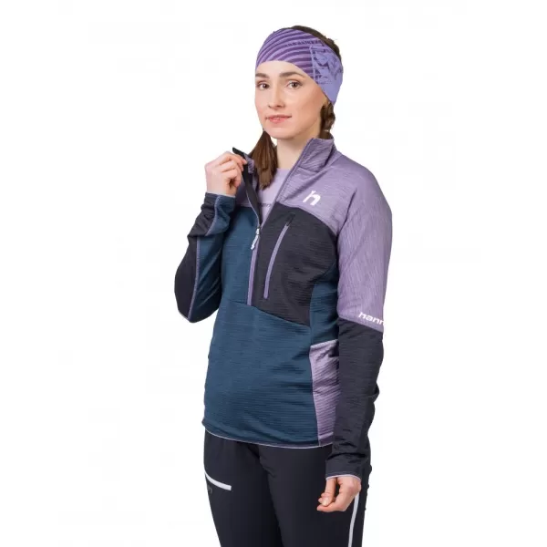  Dámská mikina HANNAH MEDA HZ LAVENDER GRAY/STRATIFIED SE ML 