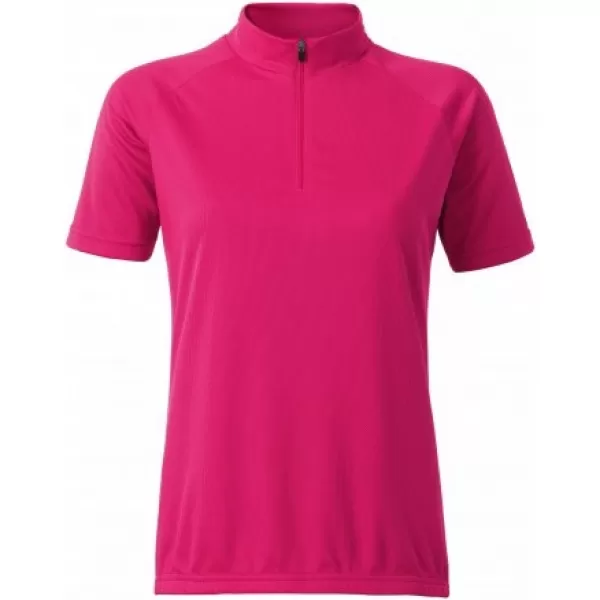  Dámský cyklo dres ALTISPORT NoPrint NP/ALW115NJ BRIGHT PINK 