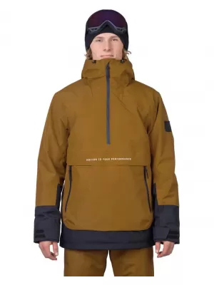 Pánská lyžařská bunda HANNAH PATTY FD GOLDEN BROWN/ANTHRACITE