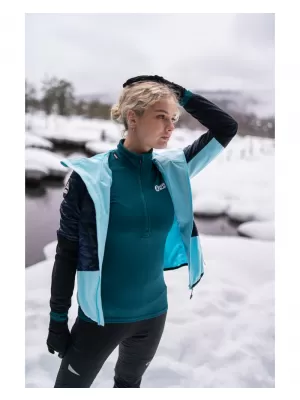 Dámské termo triko NORDBLANC FLOATY NBBLD7975 ZELENÁ