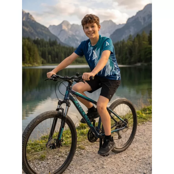  Dětské funkční triko premium ALTISPORT VOJ/ALK006TR01 PETROLEJOVÁ/MODRÁ 