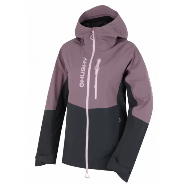  Dámská hardshellová bunda HUSKY NICCO L PURPLE/GREY 