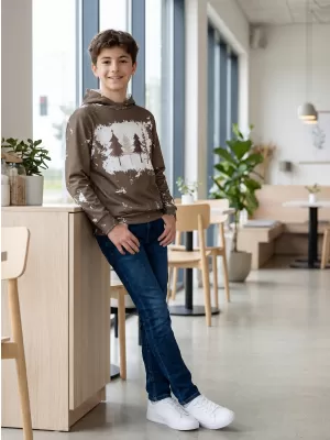 Dětská funkční mikina premium ALTISPORT VOJ/ALKVN4MI01 BÉŽOVÁ