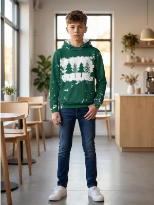 Dětská funkční mikina premium ALTISPORT VOJ/ALKVN4MI01 ZELENÁ
