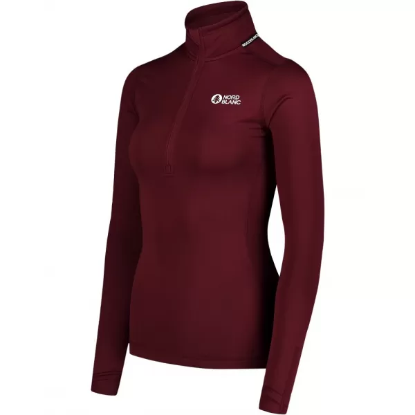  Dámské termo triko NORDBLANC FLOATY NBBLD7975 VÍNOVÁ 