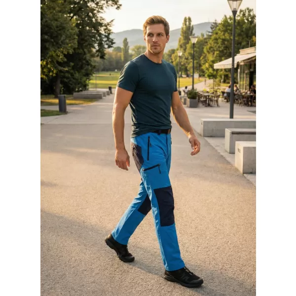  Pánské kalhoty ALTISPORT NoPrint NP/ALM6021NJ BRIGHT BLUE/NAVY 