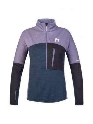 Dámská mikina HANNAH MEDA HZ LAVENDER GRAY/STRATIFIED SE ML