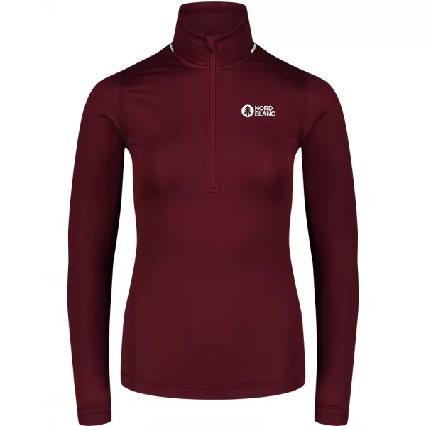  Dámské termo triko NORDBLANC FLOATY NBBLD7975 VÍNOVÁ 