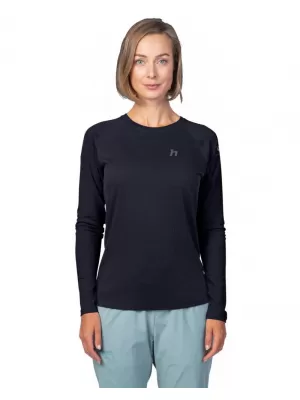 Dámské triko s dlouhým rukávem HANNAH LESLIE L/S ANTHRACITE