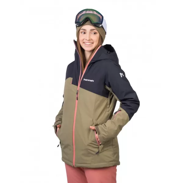  Dámská bunda HANNAH MAKY COL BURNT OLIVE/ANTHRACITE 