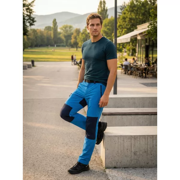  Pánské kalhoty ALTISPORT NoPrint NP/ALM6021NJ BRIGHT BLUE/NAVY 
