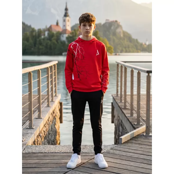  Dětská funkční mikina premium ALTISPORT VOJ/ALK004MI01 ČERVENÁ 