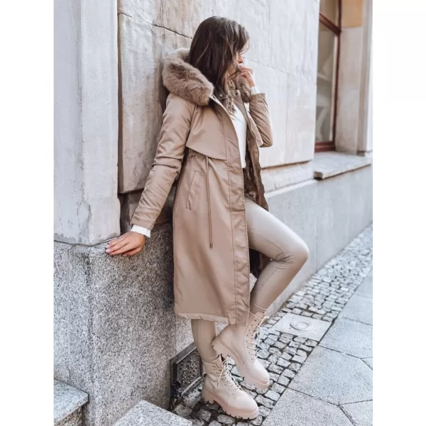  Dámský kabát DSTREET LUSTER BÉŽOVÁ 
