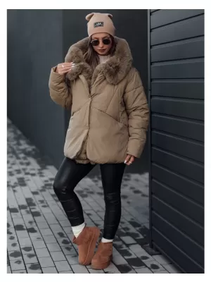 Dámská bunda DSTREET LUNAVI BÉŽOVÁ