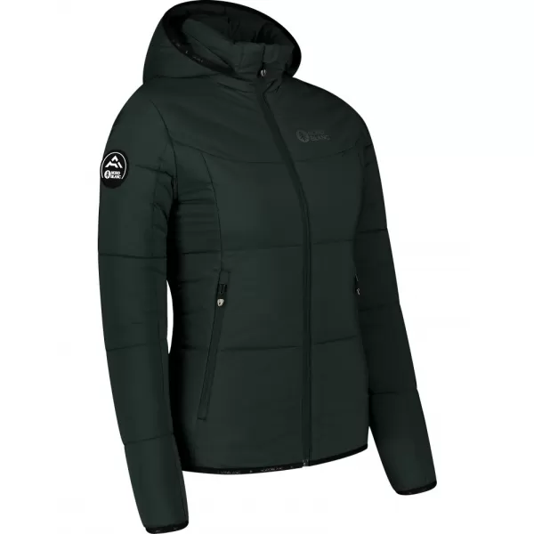  Dámská zimní bunda NORDBLANC ICEFLOES NBWJL8075 TMAVĚ ZELENÁ 