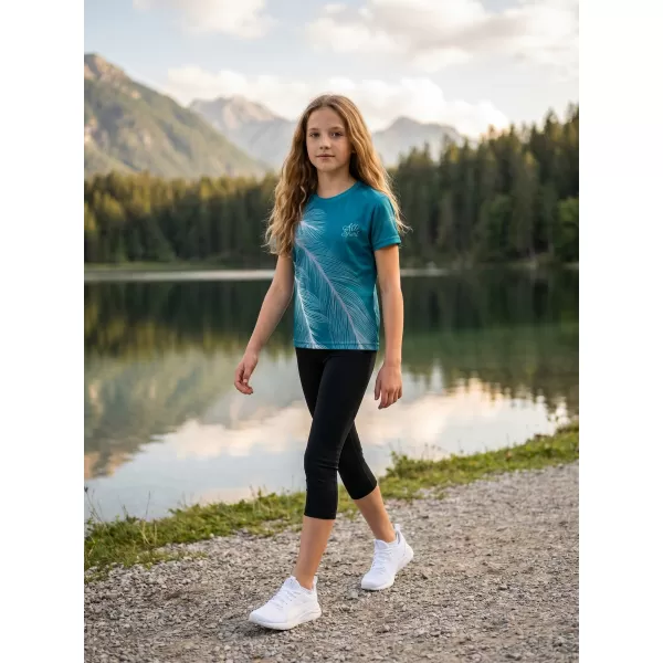  Dětské funkční triko premium ALTISPORT VOJ/ALK001TR01 EMERALD/ŠEDÁ 