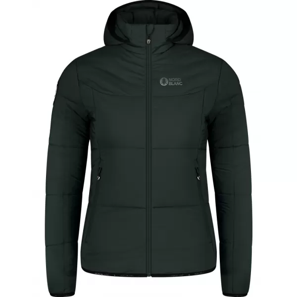  Dámská zimní bunda NORDBLANC ICEFLOES NBWJL8075 TMAVĚ ZELENÁ 