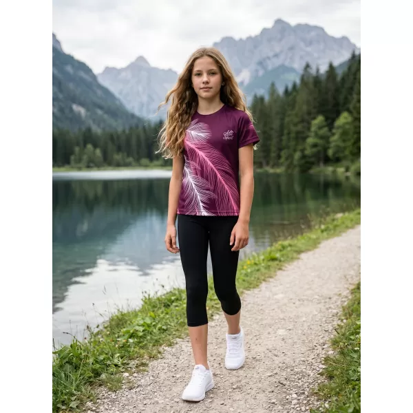  Dětské funkční triko premium ALTISPORT VOJ/ALK001TR01 FUCHSIOVÁ 