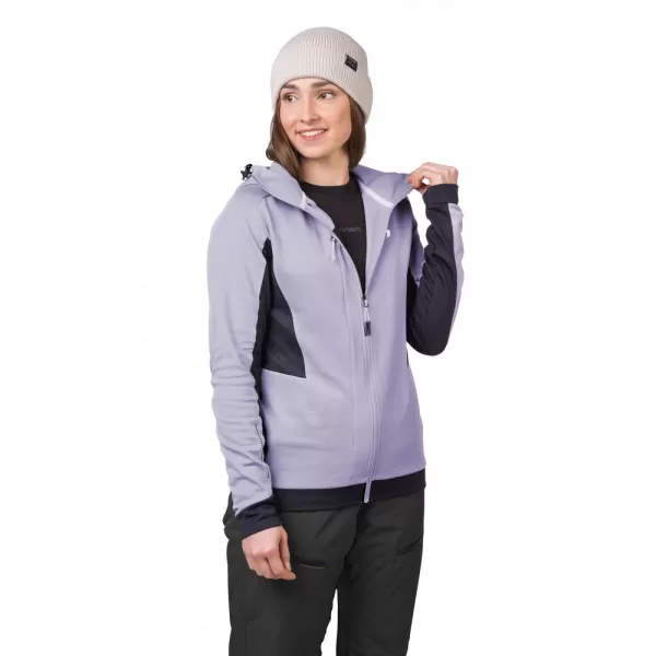  Dámská mikina HANNAH NELA HOODY LAVENDER AURA/ANTHRACITE 