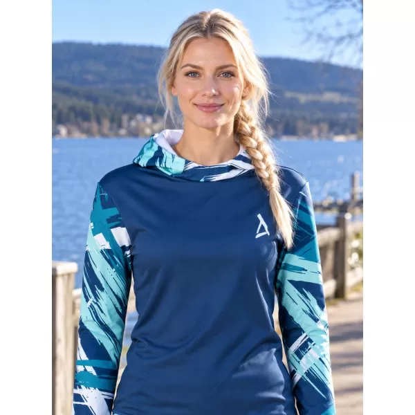 Dámská funkční mikina premium ALTISPORT VOJ/ALW039MI01 NAVY 