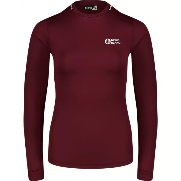  Dámské termo triko NORDBLANC LIGHTWEIGHT NBBLD7974 VÍNOVÁ 