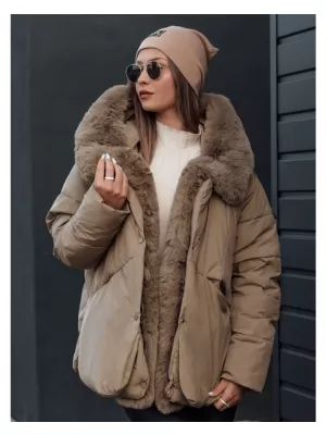 Dámská bunda DSTREET LUNAVI BÉŽOVÁ