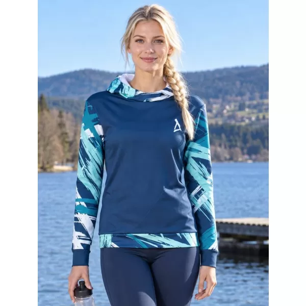 Dámská funkční mikina premium ALTISPORT VOJ/ALW039MI01 NAVY 