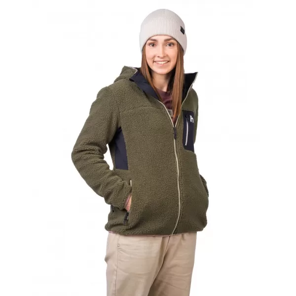  Dámská mikina HANNAH KOALA HOODY IVY GREEN/ANTHRACITE 