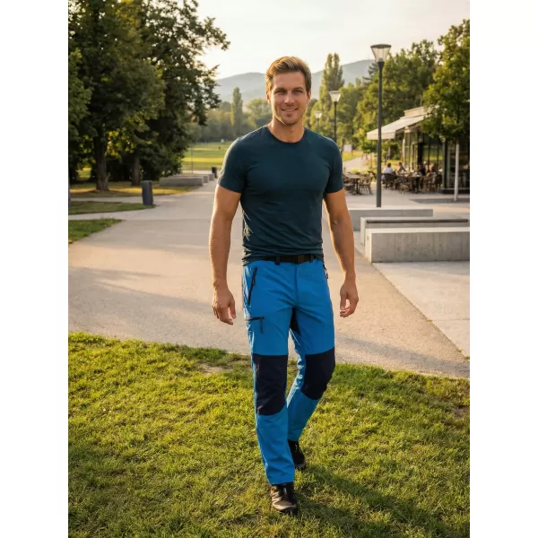  Pánské kalhoty ALTISPORT NoPrint NP/ALM6021NJ BRIGHT BLUE/NAVY 