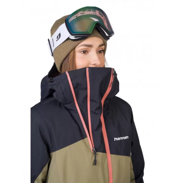  Dámská bunda HANNAH MAKY COL BURNT OLIVE/ANTHRACITE 