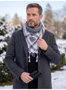 Šátek BRANDIT BD7009 WHITE/BLACK