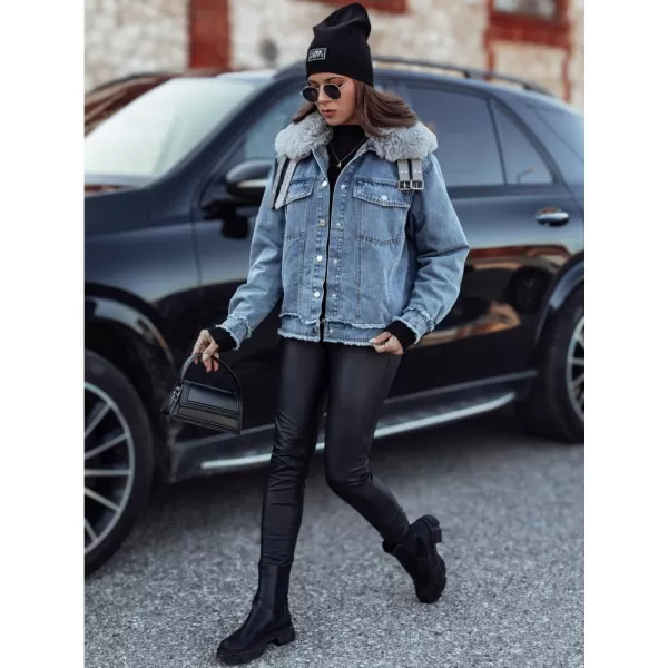  Dámská bunda DSTREET FURDENIM SVĚTLE MODRÁ 