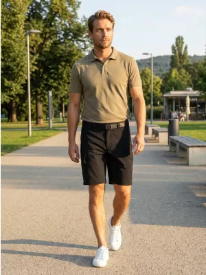 Pánské šortky ALTISPORT NoPrint NP/ALM4021NJ BLACK